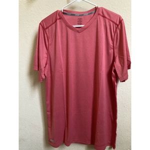 Jockey® Performance V-Neck Tee for Men Size LARGE Red Heather